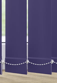 Trinity (Blackout), Royal Blue - Vertical Blind Slats